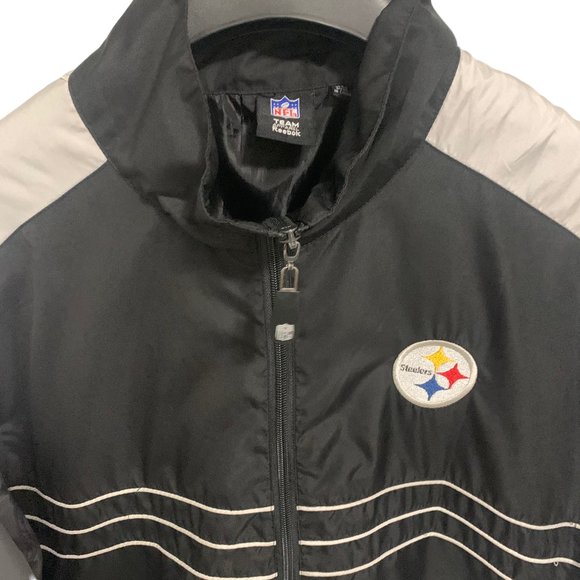 Vtg NFL Pittsburgh Steelers Full Zip Windbreaker Jacket SI Edition Men’s XL - Picture 3 of 6